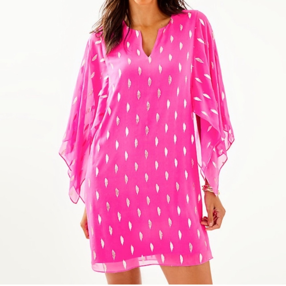 Lilly Pulitzer Shalynn Silk Caftan 6